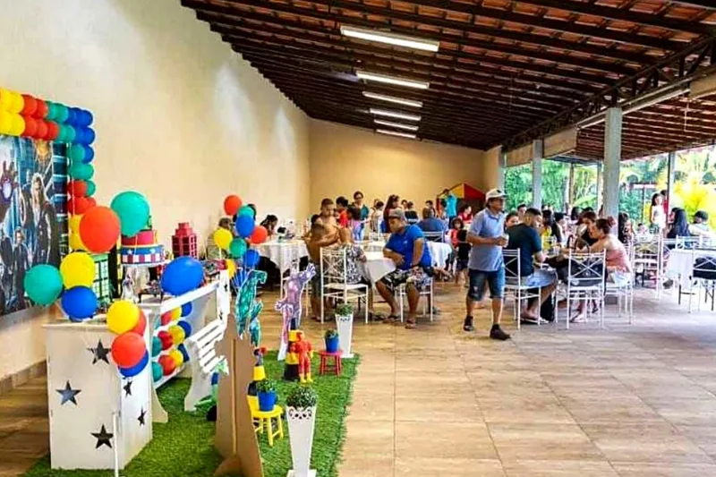 Festa infantil montada no Salão Prata